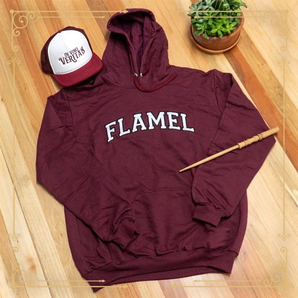 Moletom Bordado Instituto Flamel - Vinho!