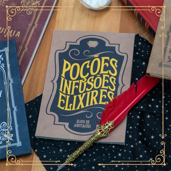 Bloco de anotações: Poções, Infusões & Elixires!