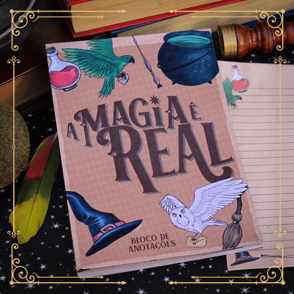 Bloco de anotações: A magia é real!