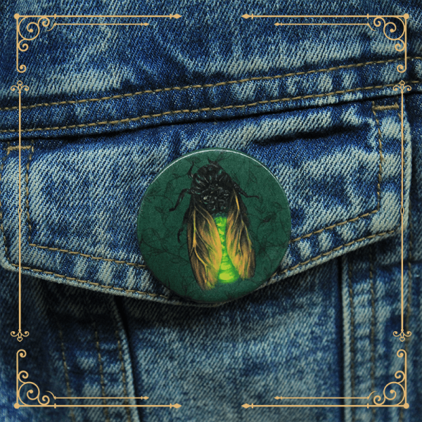 Broche: Besourinho do bumbum-verde!