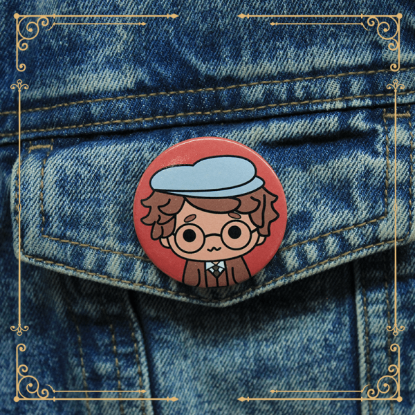 Broche: Corpo docente da Escola de Magia e Bruxaria - Ilário Nobre!
