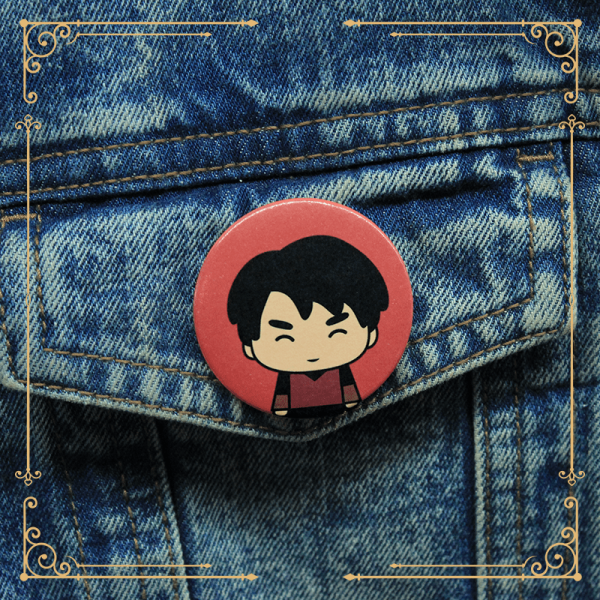 Broche: Corpo docente da Escola de Magia e Bruxaria - Orion Lee!