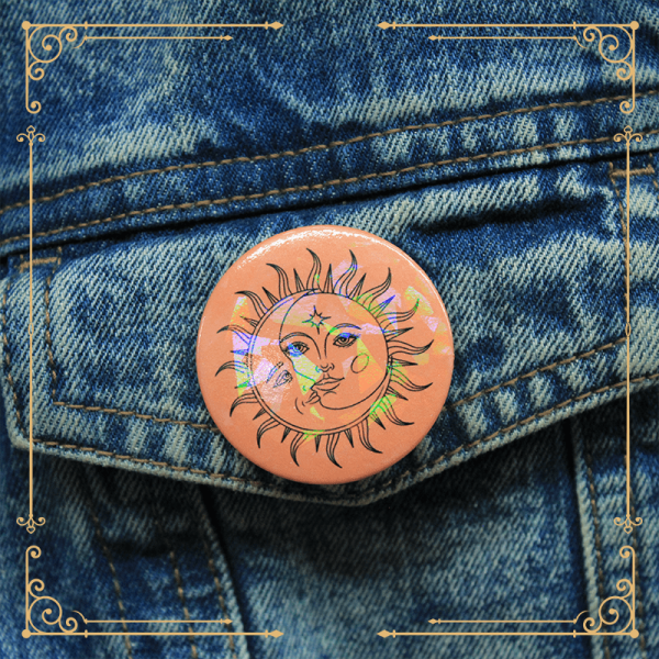 Broche: Sol & Lua!
