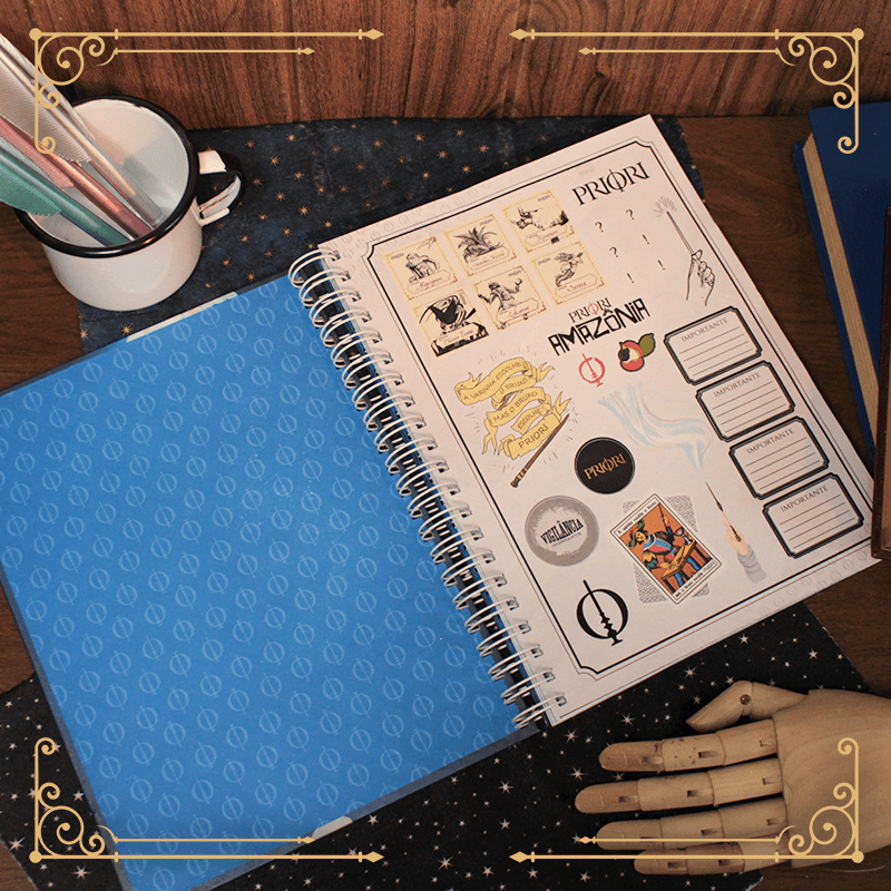 Caderno Universitário: A varinha escolhe o bruxo, mas o bruxo escolhe Priori! - Imagem 2