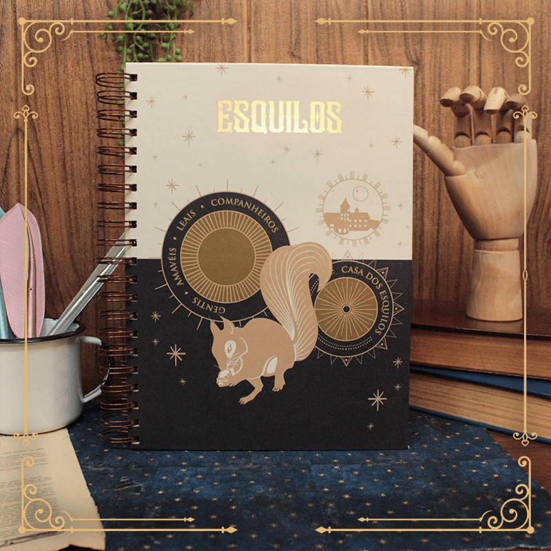 Caderno Universitário: Casa dos Esquilos!