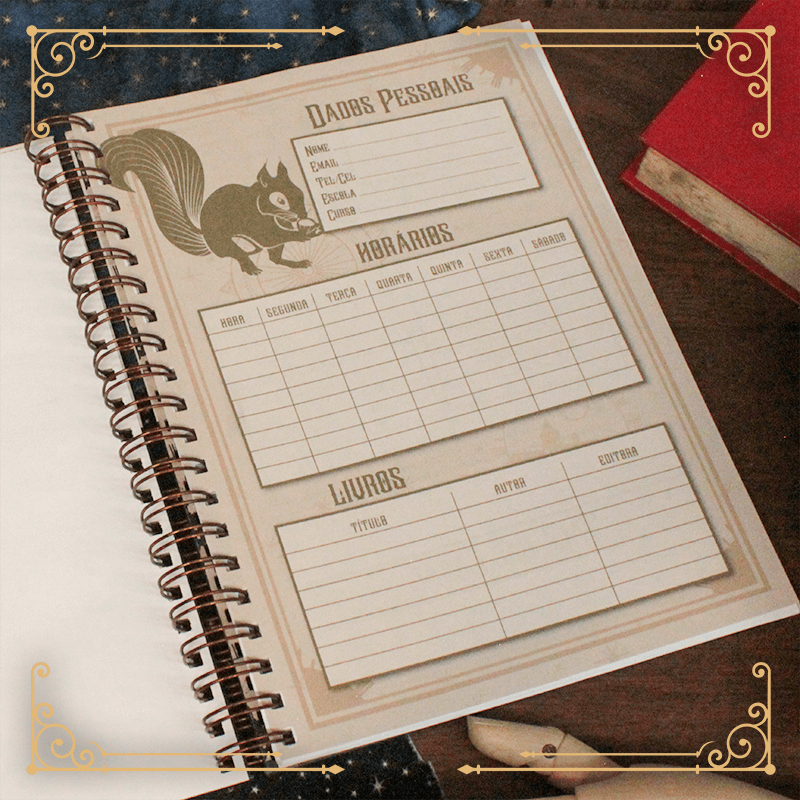 Caderno Universitário: Casa dos Esquilos! - Imagem 3