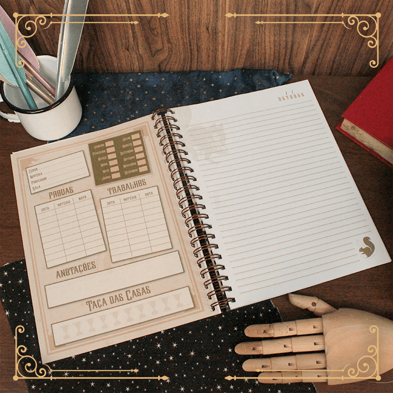 Caderno Universitário: Casa dos Esquilos! - Imagem 4