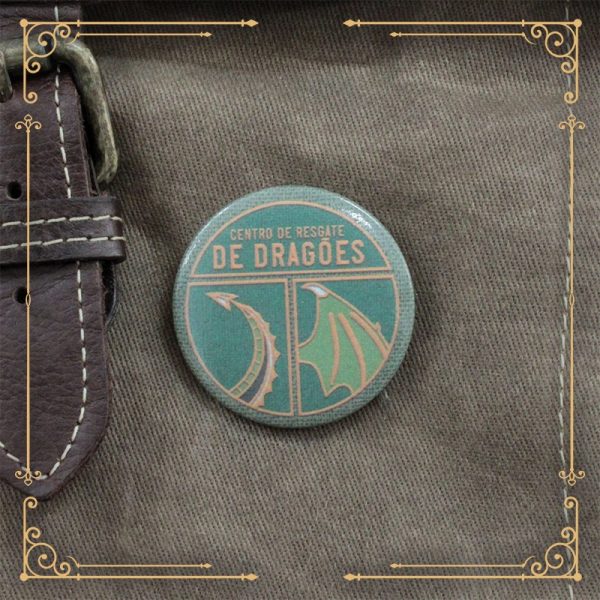 Broche: Centro de Resgate de Dragões!