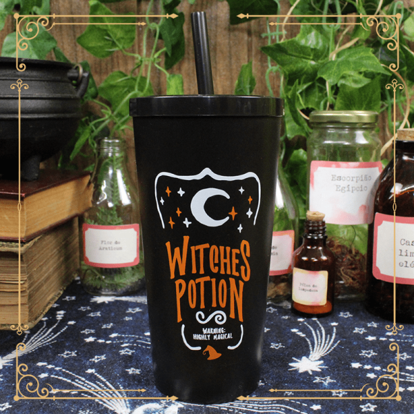 Copo com canudo: Witches Potion!