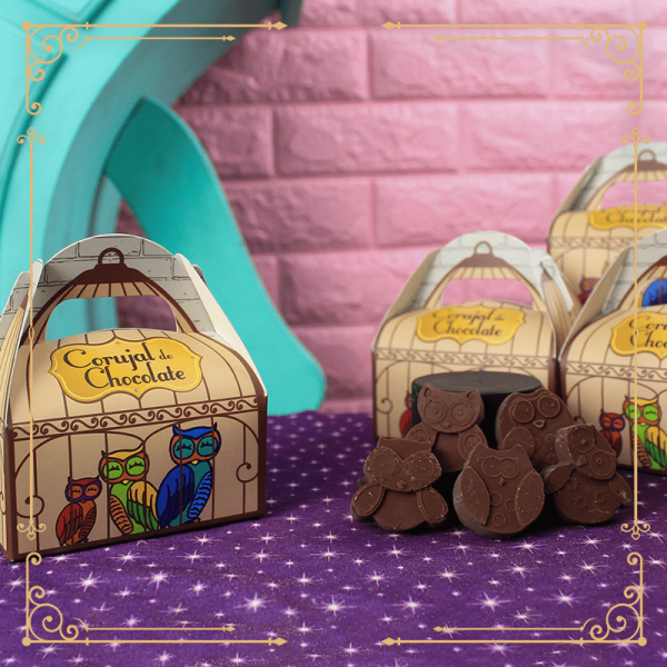 Caixa de chocolate: Corujal de chocolate!