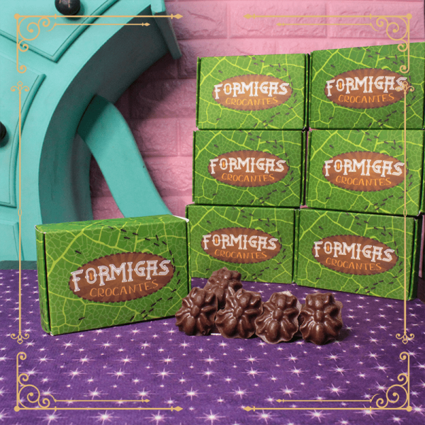 Caixa de Chocolate: Formigas crocantes!