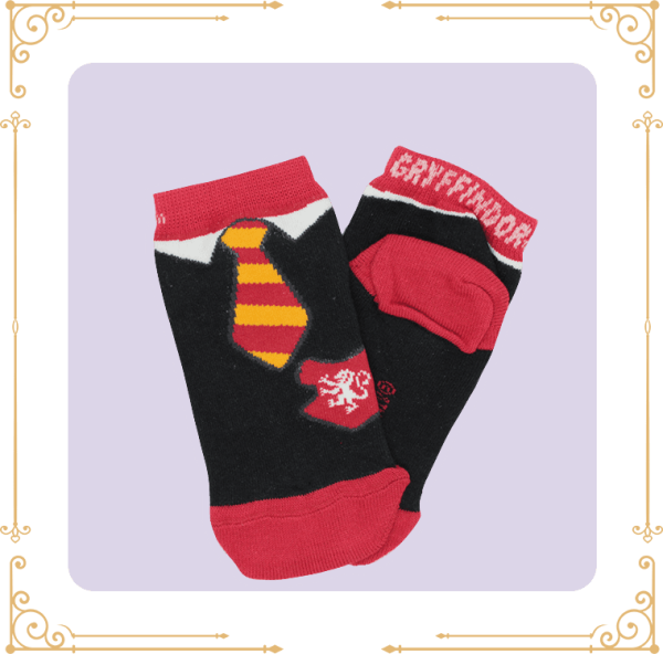 Meia Infantil: Harry Potter | Uniforme da Grifinória - Lupo - 28/31